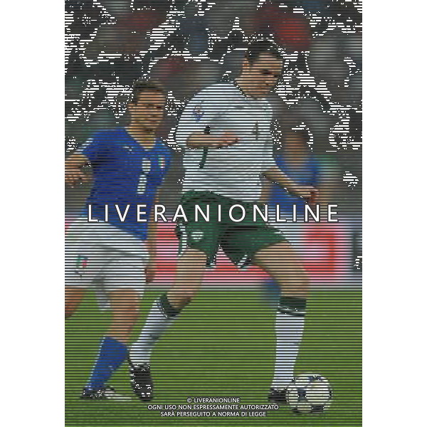 Qualificazioni ai Mondiali Sud Africa 2010 Gruppo 8 Bari - 01.04.2009 Italia-Eire Repubblica d\'Irlanda Nella Foto:O\'SHEA /Ph.Vitez-Ag. Aldo Liverani