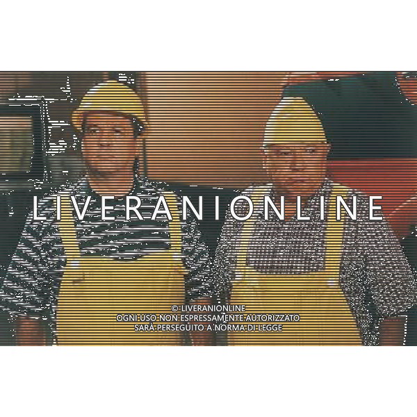 FILM\'LE NUOVE COMICHE\' NELLA FOTO PAOLO VILLAGGIO-RENATO POZZETTO AG ALDO LIVERANI