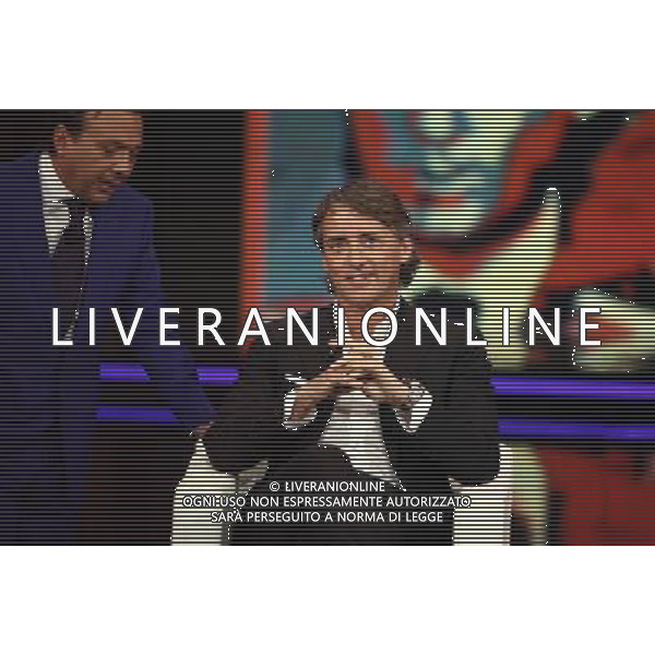 PIERO CHIAMBRETTI - ROBERTO MANCINI TRASMISSIONE TV: \' CHIAMBRETTI NIGHT\' © ANTONIO SORANO - AG. ALDO LIVERANI SAS