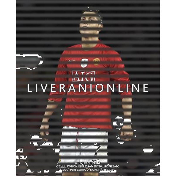 Manchester United\'s Cristiano Ronaldo in action, Manchester United Vs FC Porto, European Champion Clubs Cup 1/4 final 1st Leg, Old Trafford, Manchester, Date 070409 PH.AGENZIA ALDO LIVERANI S A S ONLY ITALY 
