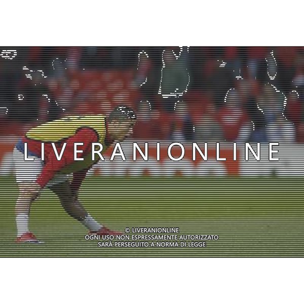 Manchester United\'s Cristiano Ronaldo warming up, Manchester United Vs FC Porto, European Champion Clubs Cup 1/4 final 1st Leg, Old Trafford, Manchester, Date 070409 PH.AGENZIA ALDO LIVERANI S A S ONLY ITALY 