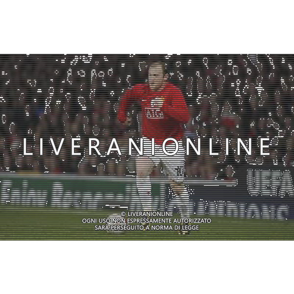Manchester United\'s Wayne Rooney, Manchester United Vs FC Porto, European Champion Clubs Cup 1/4 final 1st Leg, Old Trafford, Manchester, Date 070409 PH.AGENZIA ALDO LIVERANI S A S ONLY ITALY 
