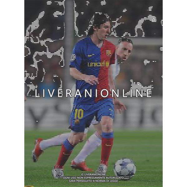 Champions League 2008/2009 Quarti di Finale - Andata Barcellona - 08.04.2009 Barcellona-Bayern Monaco Nella Foto:LIONEL MESSI-RIBERY /Ph.Vitez-Ag. Aldo Liverani