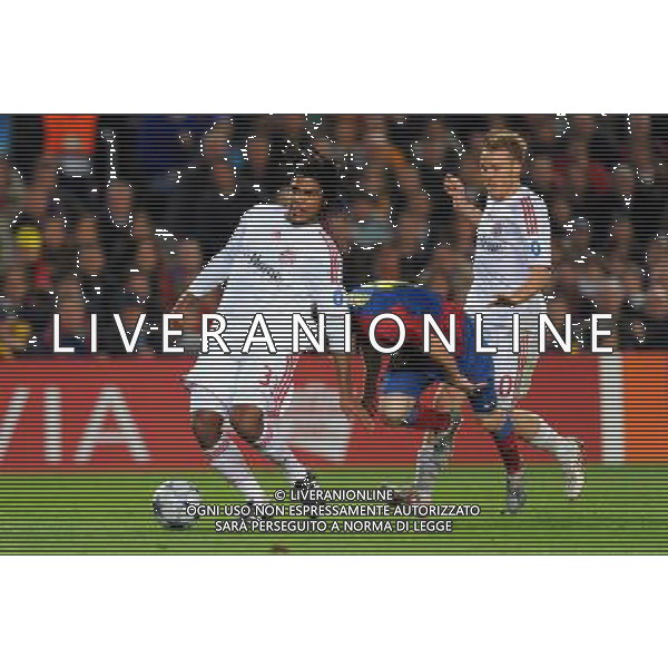 Champions League 2008/2009 Quarti di Finale - Andata Barcellona - 08.04.2009 Barcellona-Bayern Monaco Nella Foto:BRENO-MESSI LIONEL-LELL CHRISTIAN /Ph.Vitez-Ag. Aldo Liverani