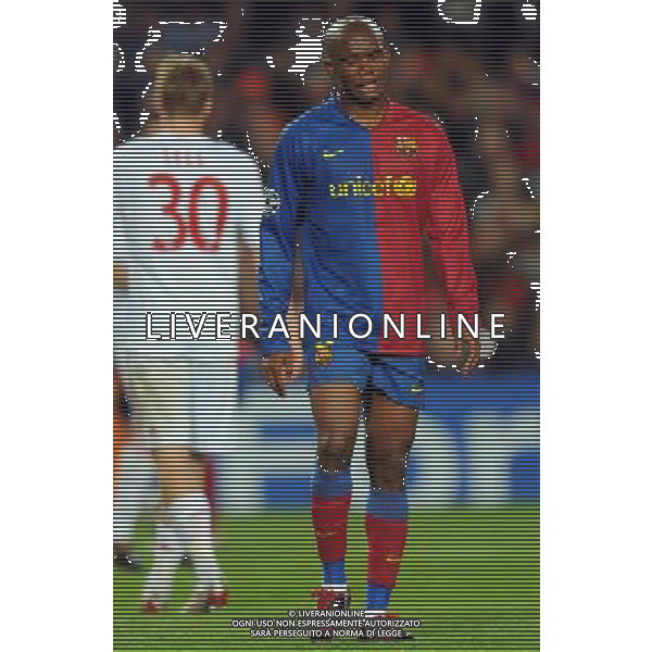 Champions League 2008/2009 Quarti di Finale - Andata Barcellona - 08.04.2009 Barcellona-Bayern Monaco Nella Foto:ETO\'O SAMUEL /Ph.Vitez-Ag. Aldo Liverani