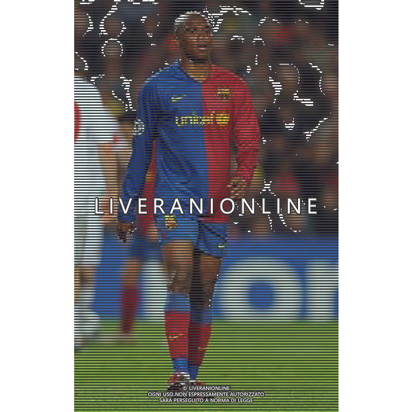 Champions League 2008/2009 Quarti di Finale - Andata Barcellona - 08.04.2009 Barcellona-Bayern Monaco Nella Foto:ETO\'O SAMUEL /Ph.Vitez-Ag. Aldo Liverani