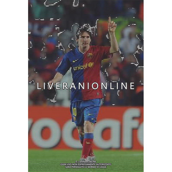 Champions League 2008/2009 Quarti di Finale - Andata Barcellona - 08.04.2009 Barcellona-Bayern Monaco Nella Foto:MESSI LIONEL /Ph.Vitez-Ag. Aldo Liverani