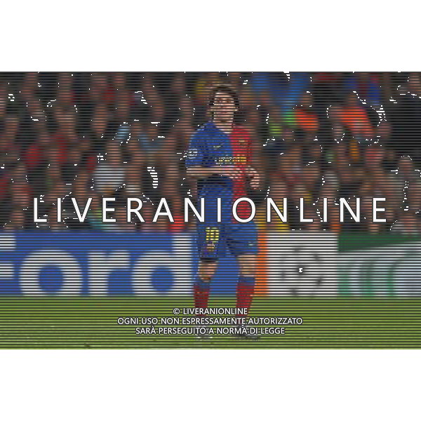 Champions League 2008/2009 Quarti di Finale - Andata Barcellona - 08.04.2009 Barcellona-Bayern Monaco Nella Foto:MESSI LIONEL /Ph.Vitez-Ag. Aldo Liverani