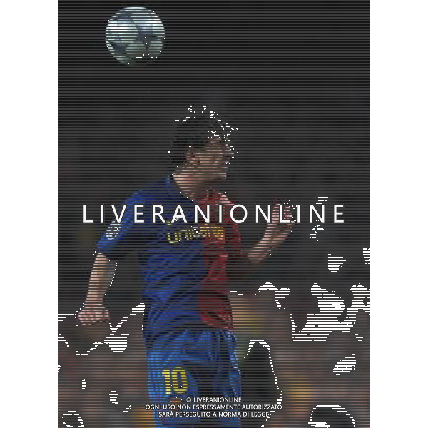 Champions League 2008/2009 Quarti di Finale - Andata Barcellona - 08.04.2009 Barcellona-Bayern Monaco Nella Foto:MESSI LIONEL /Ph.Vitez-Ag. Aldo Liverani