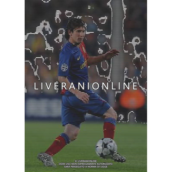 Champions League 2008/2009 Quarti di Finale - Andata Barcellona - 08.04.2009 Barcellona-Bayern Monaco Nella Foto:MESSI LIONEL /Ph.Vitez-Ag. Aldo Liverani