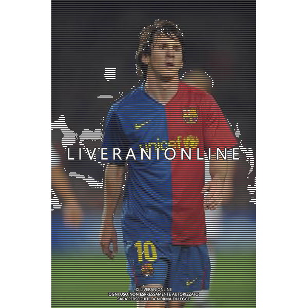 Champions League 2008/2009 Quarti di Finale - Andata Barcellona - 08.04.2009 Barcellona-Bayern Monaco Nella Foto:MESSI LIONEL /Ph.Vitez-Ag. Aldo Liverani