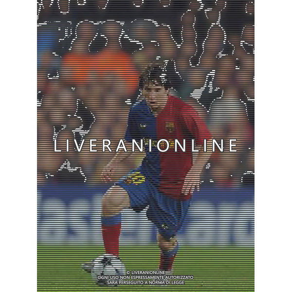Champions League 2008/2009 Quarti di Finale - Andata Barcellona - 08.04.2009 Barcellona-Bayern Monaco Nella Foto:MESSI LIONEL /Ph.Vitez-Ag. Aldo Liverani