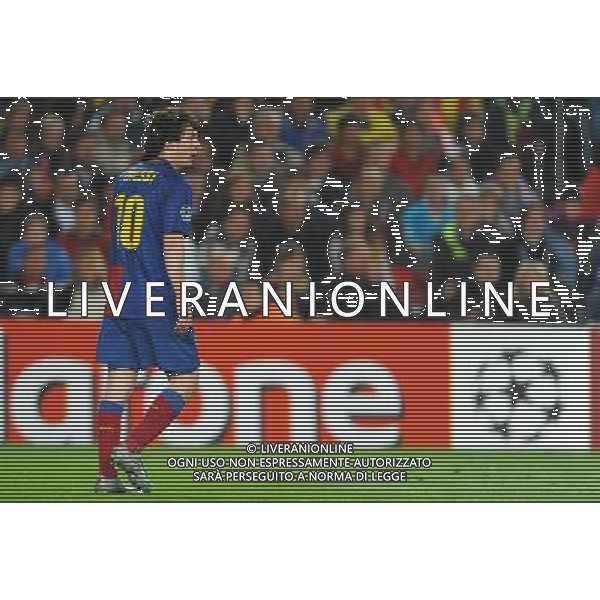 Champions League 2008/2009 Quarti di Finale - Andata Barcellona - 08.04.2009 Barcellona-Bayern Monaco Nella Foto:MESSI LIONEL /Ph.Vitez-Ag. Aldo Liverani