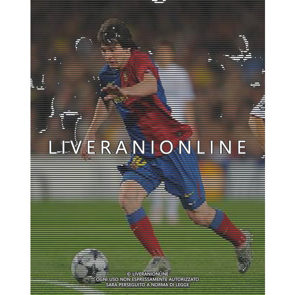 Champions League 2008/2009 Quarti di Finale - Andata Barcellona - 08.04.2009 Barcellona-Bayern Monaco Nella Foto:MESSI LIONEL /Ph.Vitez-Ag. Aldo Liverani
