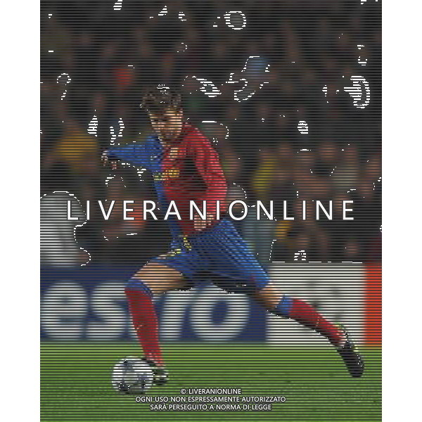 Champions League 2008/2009 Quarti di Finale - Andata Barcellona - 08.04.2009 Barcellona-Bayern Monaco Nella Foto:PIQUE\' GERARD /Ph.Vitez-Ag. Aldo Liverani