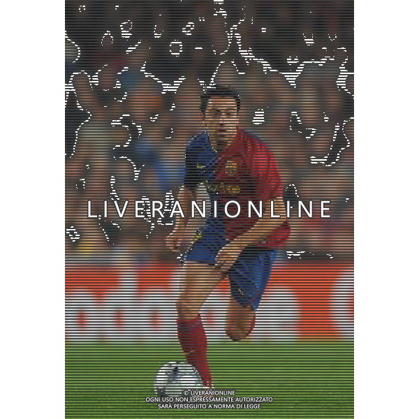 Champions League 2008/2009 Quarti di Finale - Andata Barcellona - 08.04.2009 Barcellona-Bayern Monaco Nella Foto:XAVI HERNANDEZ /Ph.Vitez-Ag. Aldo Liverani