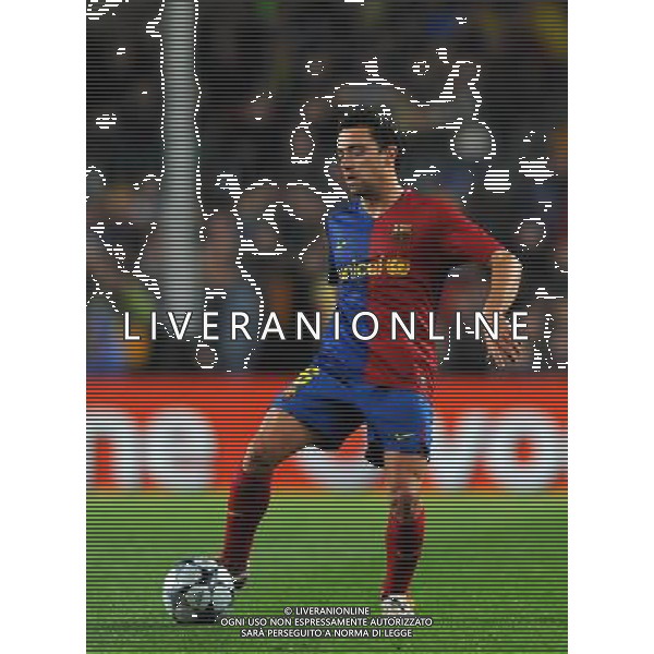 Champions League 2008/2009 Quarti di Finale - Andata Barcellona - 08.04.2009 Barcellona-Bayern Monaco Nella Foto:XAVI HERNANDEZ /Ph.Vitez-Ag. Aldo Liverani