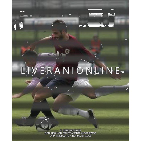 11/04/2009 legnano lega pro girone a sport calcio Legnano-Reggiana nella foto:Padoin - Morandi ph.ag.aldo liverani sas 