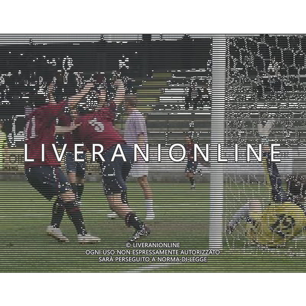 11/04/2009 legnano lega pro girone a sport calcio Legnano-Reggiana nella foto: Gol di Zini ph.ag.aldo liverani sas 