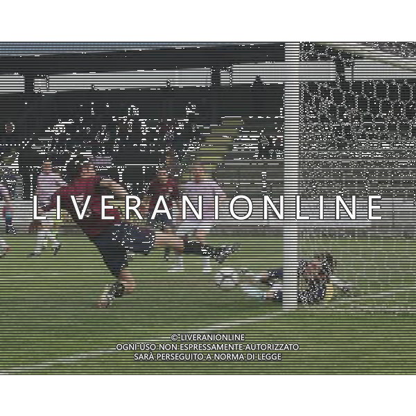 11/04/2009 legnano lega pro girone a sport calcio Legnano-Reggiana nella foto: Gol di Zini ph.ag.aldo liverani sas 