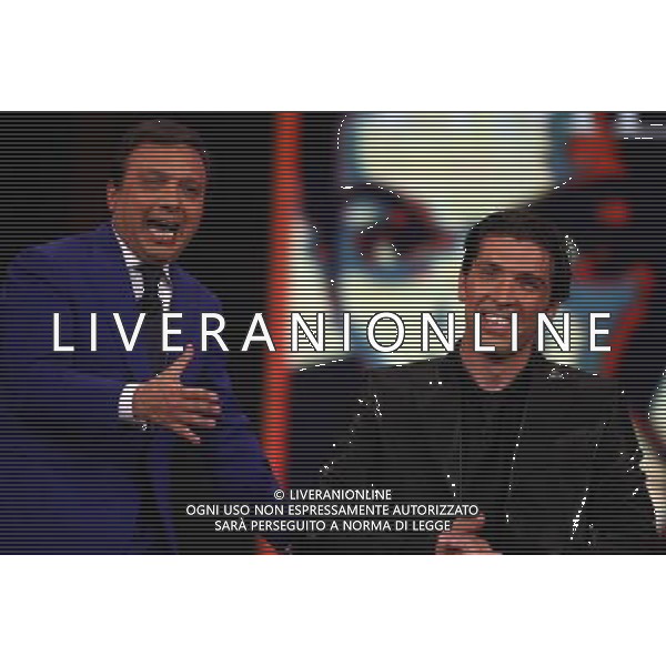 TRASMISSIONE TV: \' CHIAMBRETTI NIGHT\' NELLA FOTO: GIGI BUFFON, OSPITE DI PIERO CHIAMBRETTI FOTO ANTONIO SORANO - AG. ALDO LIVERANI SAS