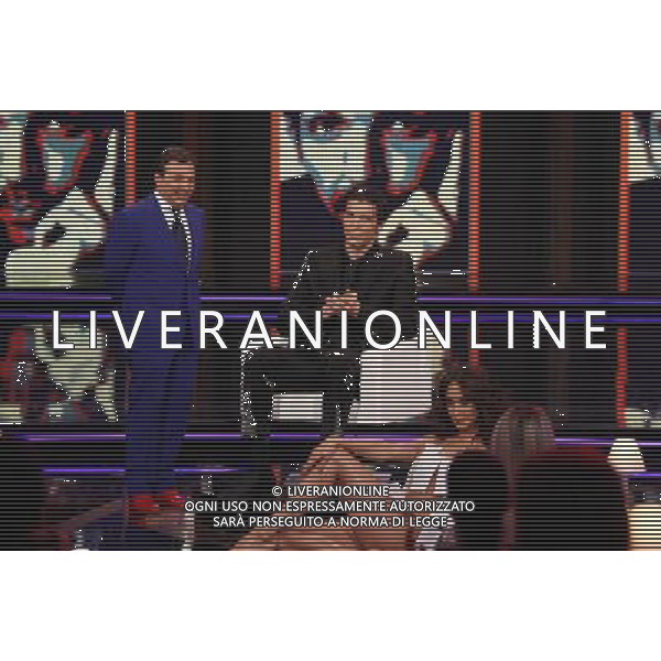 PIERO CHIAMBRETTI - GIGI BUFFON - DANAH MATTHEWS TRASMISSIONE TV: \' CHIAMBRETTI NIGHT\' © ANTONIO SORANO - AG. ALDO LIVERANI SAS