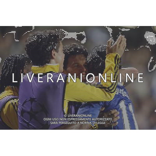 Didier Drogba of Chelsea (R) celebrates with \' eduardo Michael Ballack after scoring his goal, Chelsea v Liverpool, UEFA Champions League Quarter Final 2nd leg , Stamford Bridge, London, Date 14042009 ph.ag.aldo liverani sas only for italy