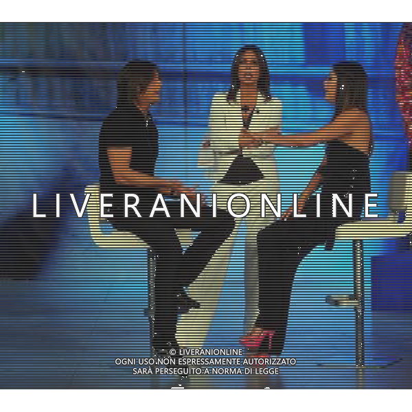 TRASMISSIONE TV: \' QUESTA DOMENICA\' NELLA FOTO: MARCO MAZZANTI ( GRANDE FRATELLO 9) - PAOLA PEREGO - VANESSA RAVIZZA ( GRANDE FRATELLO 9) © MASSIMO BRUNI - AG. ALDO LIVERANI SAS
