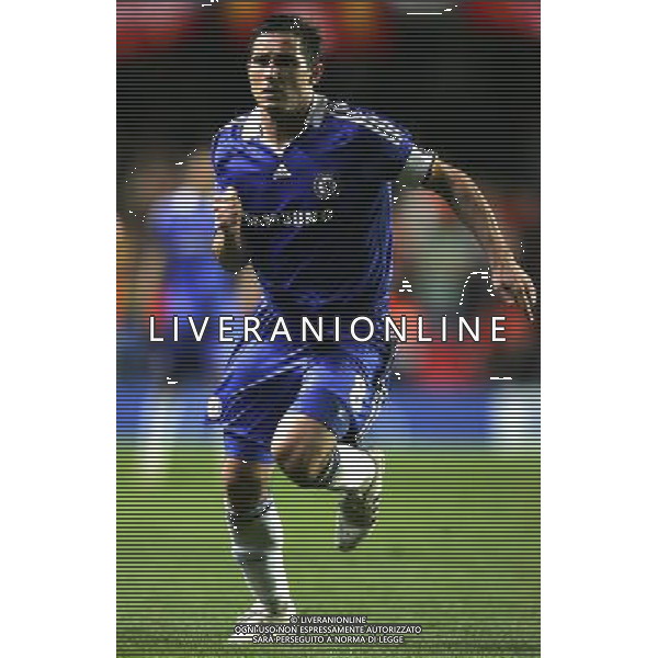 Frank Lampard of Chelsea is shown during the European Champion Clubs Cup Quarter Final Second Leg match between Chelsea and Liverpool at Stamford Bridge on April 14, 2009 in London, United Kingdom. © TOM DULAT - Talking Sport/Photoshot - ag. Aldo Liverani sas ITALY ONLY QUARTI DI FINALE DI CHAMPIONS LEAGUE