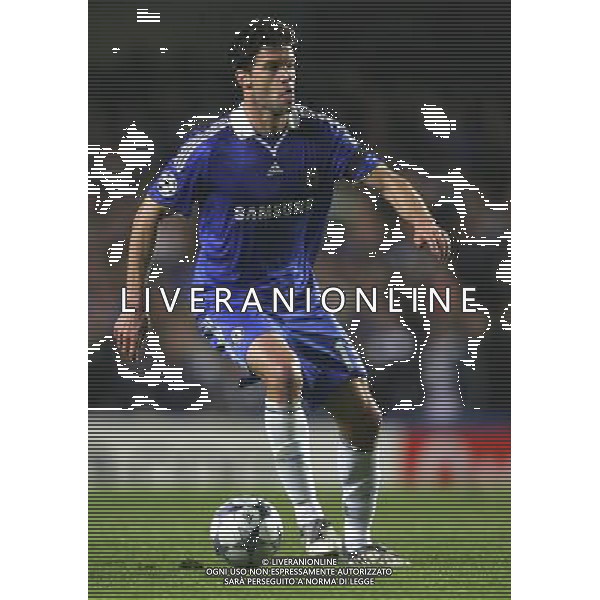 Michael Ballack of Chelsea is shown during the European Champion Clubs Cup Quarter Final Second Leg match between Chelsea and Liverpool at Stamford Bridge on April 14, 2009 in London, United Kingdom. © TOM DULAT - Talking Sport/Photoshot - ag. Aldo Liverani sas ITALY ONLY QUARTI DI FINALE DI CHAMPIONS LEAGUE