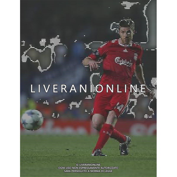 Xabi Alonso of Liverpool is shown during the European Champion Clubs Cup Quarter Final Second Leg match between Chelsea and Liverpool at Stamford Bridge on April 14, 2009 in London, United Kingdom. © TOM DULAT - Talking Sport/Photoshot - ag. Aldo Liverani sas ITALY ONLY QUARTI DI FINALE DI CHAMPIONS LEAGUE