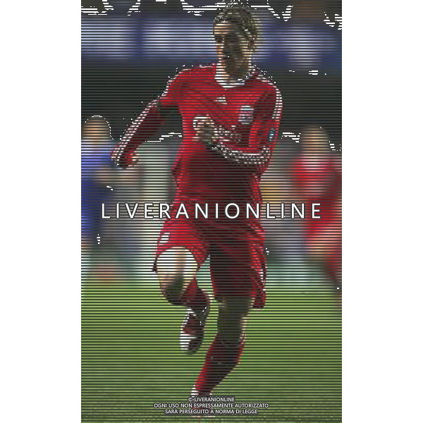 Fernando Torres of Liverpool is shown in action during the European Champion Clubs Cup Quarter Final Second Leg match between Chelsea and Liverpool at Stamford Bridge on April 14, 2009 in London, United Kingdom. © TOM DULAT - Talking Sport/Photoshot - ag. Aldo Liverani sas ITALY ONLY QUARTI DI FINALE DI CHAMPIONS LEAGUE