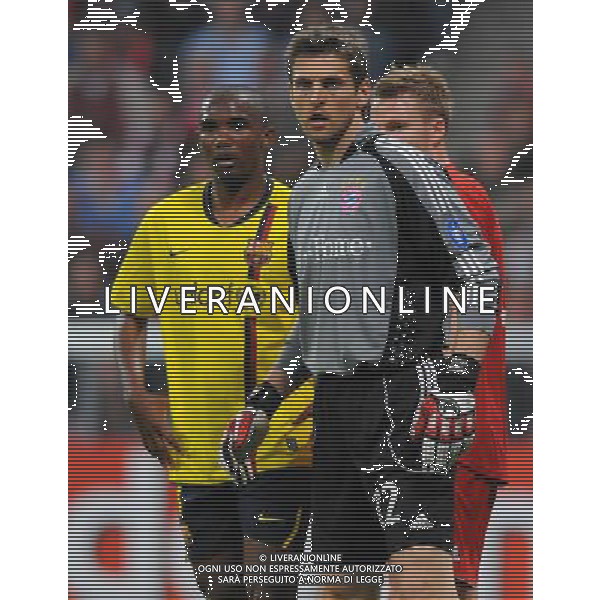 Champions League 2008/2009 Quarti di Finale - Ritorno Monaco - 14.04.2009 Bayern Monaco-Barcellona Nella Foto:BUTT HANS JORG-ETO\'O SAMUEL /Ph.Vitez-Ag. Aldo Liverani
