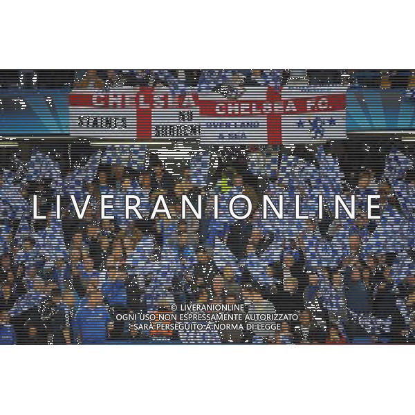 14.04.2009 - Chelsea / Liverpool - 1/4 finale Champions League -Stamford Bridge - Londres NELLA FOTO Supporters Chelsea Photo: Dave Winter / Icon Sport ONLY ITALY