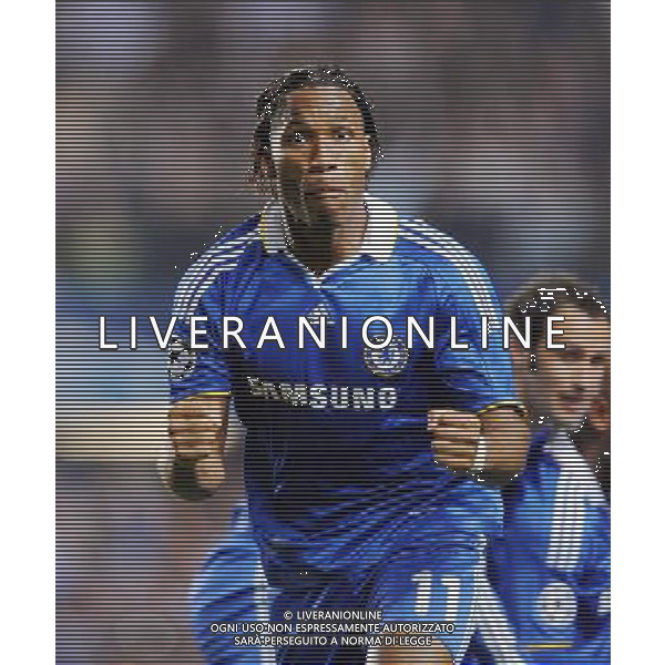 14.04.2009 - Chelsea / Liverpool - 1/4 finale Champions League -Stamford Bridge - Londres NELLA FOTO Joie Didier DROGBA Photo: Dave Winter / Icon Sport ONLY ITALY