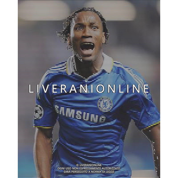 14.04.2009 - Chelsea / Liverpool - 1/4 finale Champions League -Stamford Bridge - Londres NELLA FOTO Joie Didier DROGBA Photo: Dave Winter / Icon Sport ONLY ITALY