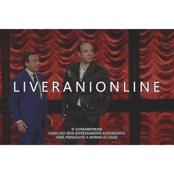 PIERO CHIAMBRETTI - ADRIANO CASASSA TRASMISSIONE TV: \' CHIAMBRETTI NIGHT\' FOTO ANTONIO SORANO - AG. ALDO LIVERANI SAS