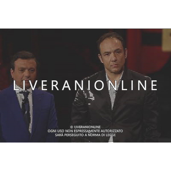 PIERO CHIAMBRETTI - ADRIANO CASASSA TRASMISSIONE TV: \' CHIAMBRETTI NIGHT\' FOTO ANTONIO SORANO - AG. ALDO LIVERANI SAS