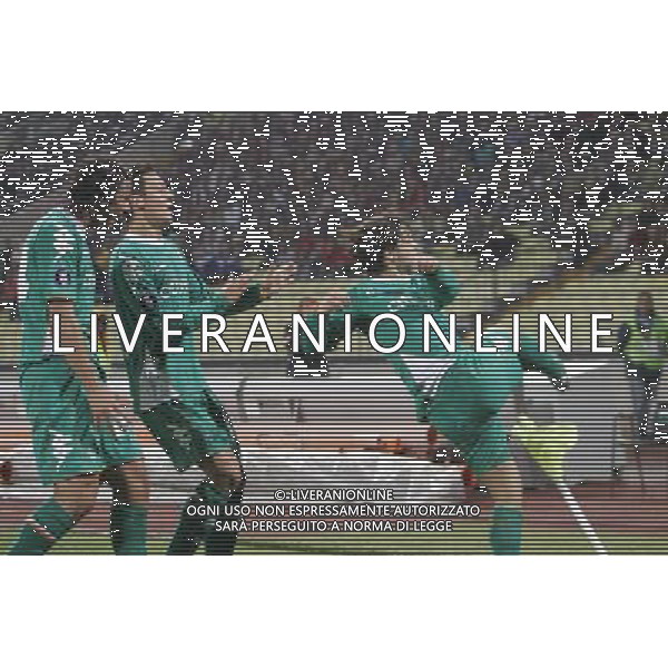 UDINE 16/04/2009 UDINESE WERDER BREMA COPPA UEFA ritorno QUARTI DI FINALE 2008/2009 CALCIO SPORT NELLA FOTO: l\'esultanza di diego ribas da cunha dopo il gol con la squadra PH.GARBUIO/ag aldo liverani sas
