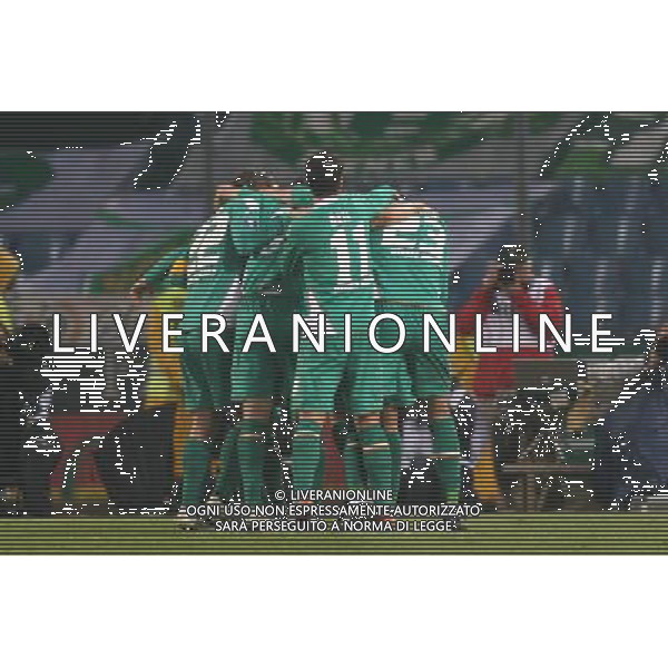 UDINE 16/04/2009 UDINESE WERDER BREMA COPPA UEFA ritorno QUARTI DI FINALE 2008/2009 CALCIO SPORT NELLA FOTO: l\'esultanza di diego ribas da cunha dopo il gol PH.GARBUIO/ag aldo liverani sas