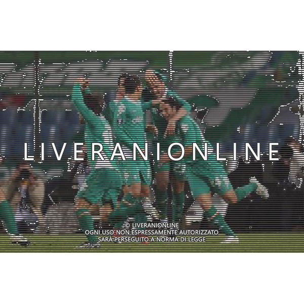 UDINE 16/04/2009 UDINESE WERDER BREMA COPPA UEFA ritorno QUARTI DI FINALE 2008/2009 CALCIO SPORT NELLA FOTO: l\'esultanza di diego ribas da cunha dopo il gol PH.GARBUIO/ag aldo liverani sas