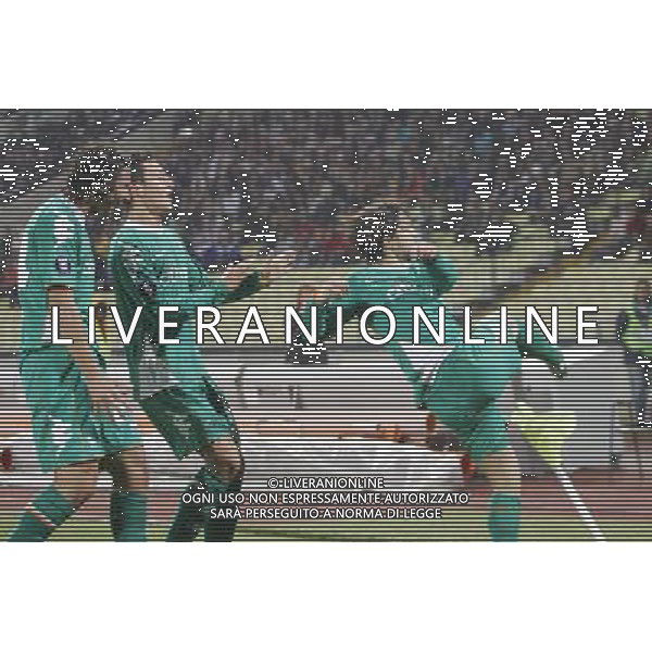 UDINE 16/04/2009 UEFA CUP QUARTER-FINAL 2ND LEG UDINESE-WERDER BREMEN NELLA FOTO:L\' ESULTANZA DI DIEGO RIBAS DOPO IL GOL FOTO PAOLA GARBUIO/AG.ALDO LIVERANI
