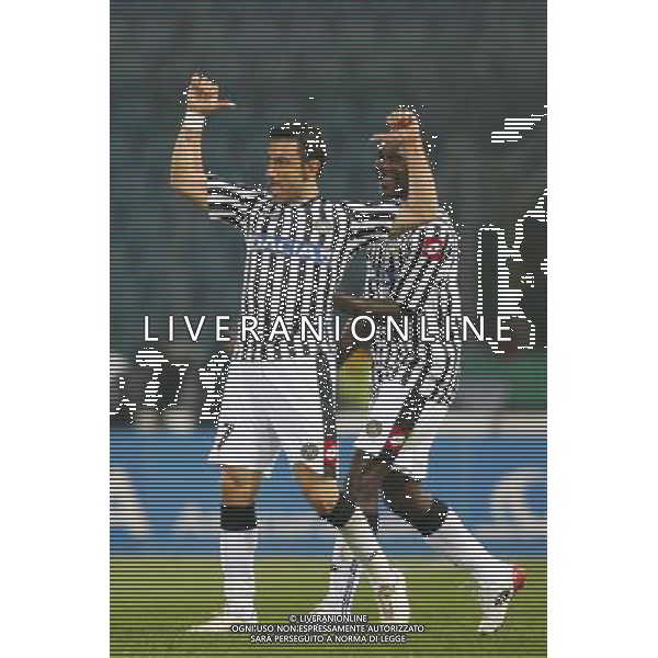 UDINE 16/04/2009 UEFA CUP QUARTER-FINAL 2ND LEG UDINESE-WERDER BREMEN NELLA FOTO:L\'ESULTANZA DI FABIO QUAGLIARELLA DOPO IL GOL FOTO PAOLA GARBUIO/AG.ALDO LIVERANI