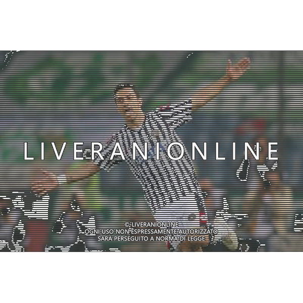 UDINE 16/04/2009 UEFA CUP QUARTER-FINAL 2ND LEG UDINESE-WERDER BREMEN NELLA FOTO:L\'ESULTANZA DI FABIO QUAGLIARELLA DOPO IL GOL FOTO PAOLA GARBUIO/AG.ALDO LIVERANI