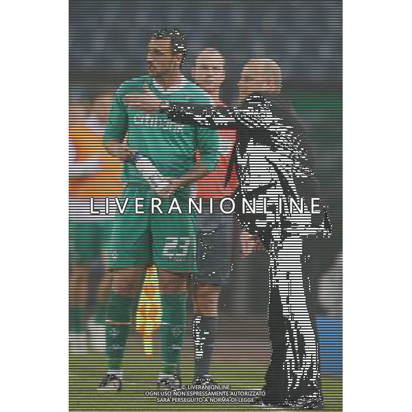 UDINE 16/04/2009 UEFA CUP QUARTER-FINAL 2ND LEG UDINESE-WERDER BREMEN NELLA FOTO:THOMAS SCHAAF E HUGO ALMEIDA FOTO PAOLA GARBUIO/AG.ALDO LIVERANI