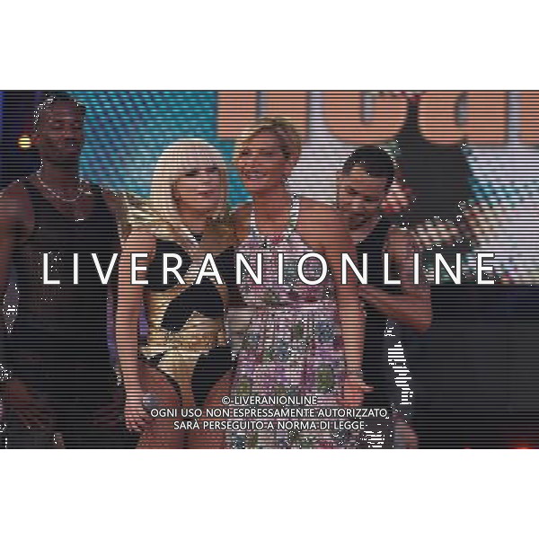 LADY GAGA - SIMONA VENTURA TRASMISSIONE TV: \' QUELLI CHE IL CALCIO\' FOTO ANTONIO SORANO - AG. ALDO LIVERANI SAS