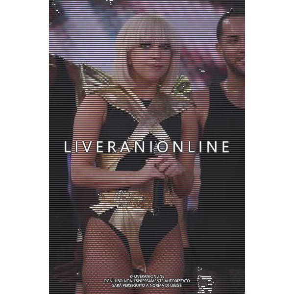 LADY GAGA TRASMISSIONE TV: \' QUELLI CHE IL CALCIO\' FOTO ANTONIO SORANO - AG. ALDO LIVERANI SAS