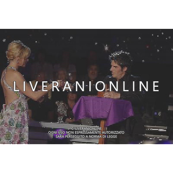 ANTONIO CASANOVA - SIMONA VENTURA TRASMISSIONE TV: \' QUELLI CHE IL CALCIO\' FOTO ANTONIO SORANO - AG. ALDO LIVERANI SAS