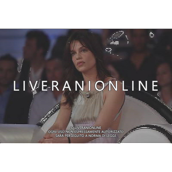 MICAELA RAMAZZOTTI TRASMISSIONE TV: \' QUELLI CHE IL CALCIO\' FOTO ANTONIO SORANO - AG. ALDO LIVERANI SAS