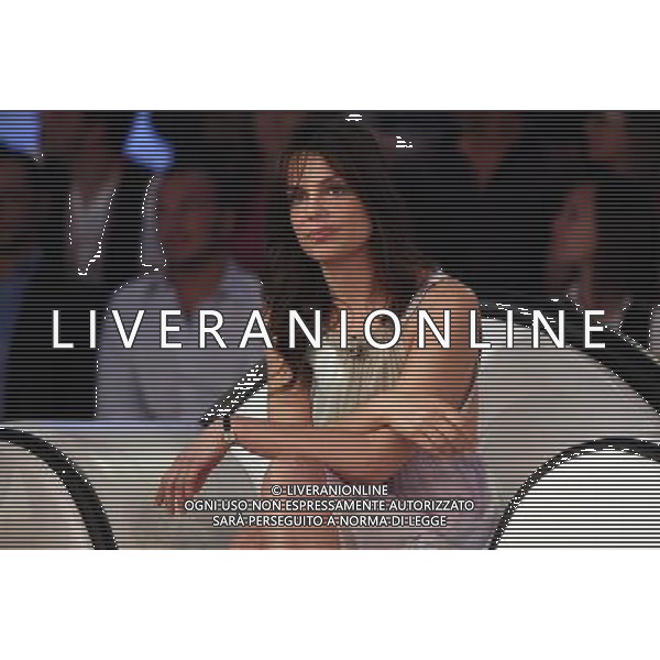MICAELA RAMAZZOTTI TRASMISSIONE TV: \' QUELLI CHE IL CALCIO\' FOTO ANTONIO SORANO - AG. ALDO LIVERANI SAS